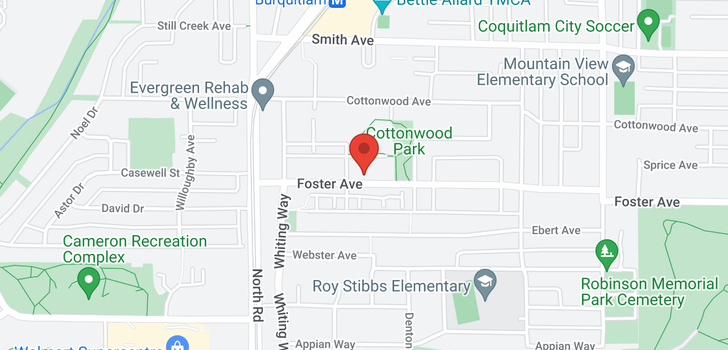 map of 410 545 FOSTER AVENUE